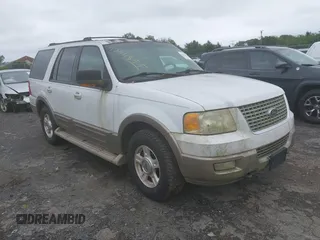 2004 Ford Expedition Eddie Bauer z VIN 1FMPU18L34LB29034, wystawiony jako IAAI lot #42511855 z przebiegiem 218 043 mil mil oraz . Historia ofert i sprzedaży dostępna na DreamBid. Obrazek 1.