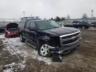 2014 Chevrolet Silverado 1500 LT with VIN 1GCVKREC1EZ102059, listed as a Copart auction lot 46173765 with 108,800 mi miles and Salvage Title. Bid and sale history available at carsss.com. Image 10.