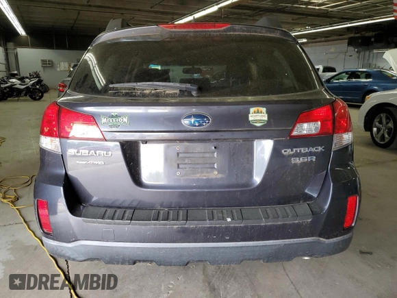 2011 Subaru Outback Limited Power Moon z VIN 4S4BREKCXB2363489, wystawiony jako Copart lot #58623345 z przebiegiem 166 486 mil mil oraz Czysty tytuł • Clean title. Historia ofert i sprzedaży dostępna na DreamBid. Obrazek 6.