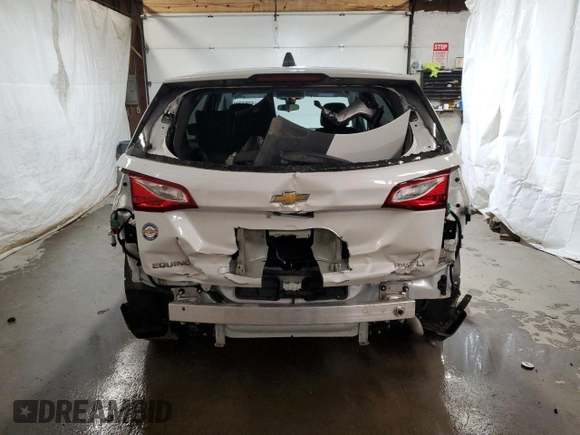 2021 Chevrolet Equinox LT with VIN 3GNAXUEV8MS122087, listed as a Copart auction lot 47523005 with 17,312 mi miles and Salvage Title. Bid and sale history available at DreamBid. Image 6.