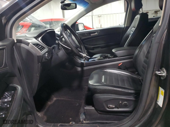 2017 Ford Edge SEL with VIN 2FMPK4J96HBB15463, listed as a Copart auction lot 51896205 with 163,923 mi miles and Salvage Title. Bid and sale history available at carsss.com. Image 7.