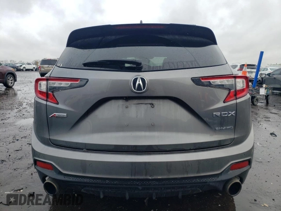 2022 Acura RDX PMC Edition with VIN 5J8TC2H84NL001993, listed as a Copart auction lot 42519594 with 28,250 mi miles. Bid and sale history available at carsss.com. Image 6.