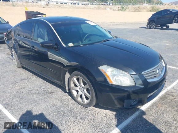 2008 Nissan Maxima 3.5 SL with VIN 1N4BA41EX8C823316, listed as a IAAI auction lot 41501959 with 184,981 mi miles. Bid and sale history available at carsss.com. Image 1.