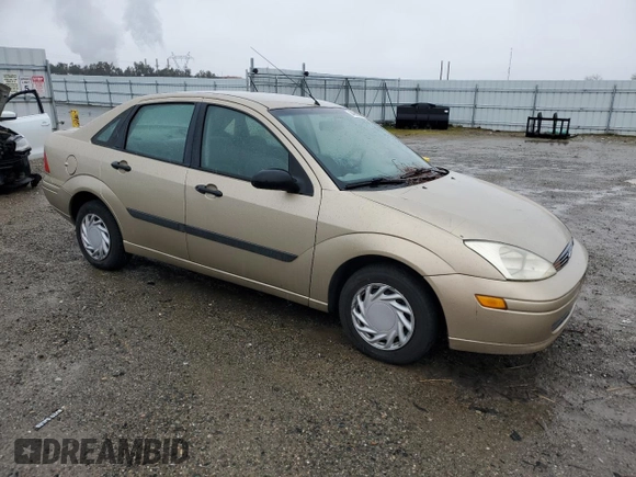 2001 Ford Focus LX with VIN 1FAFP33P51W267171, listed as a Copart auction lot 44200295 with 215,015 mi miles and Salvage Title. Bid and sale history available at carsss.com. Image 4.