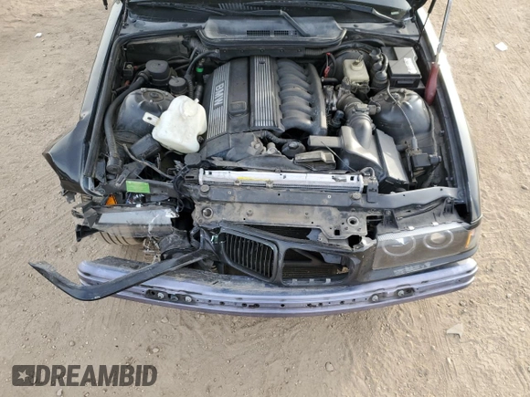 1999 BMW 3 Series 323icA with VIN WBABJ8330XEM26307, listed as a Copart auction lot 84523174 with 108,161 mi miles and Salvage Title. Bid and sale history available at carsss.com. Image 12.