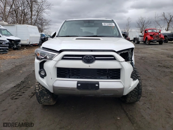 2024 Toyota 4Runner TRD Off Road with VIN JTERU5JR7R6297893, listed as a Copart auction lot 48153605 with 4,575 mi miles and Salvage Title. Bid and sale history available at carsss.com. Image 5.