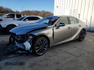 2023 Lexus IS with VIN JTHGZ1E22P5028561, listed as a Copart auction lot 80392514 with 7,167 mi miles and Salvage Title. Bid and sale history available at carsss.com. Image 1.