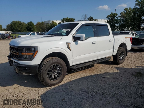 2024 Ford F-150 with VIN 1FTFW4L82RFA68991, listed as a Copart auction lot 72004024 with 2,918 mi miles and Salvage title. Bid and sale history available at DreamBid. Image 1.
