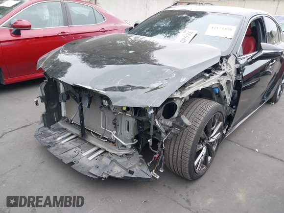 2022 Lexus IS 350 F Sport with VIN JTHGZ1B25N5049860, listed as a IAAI auction lot 42174458 with 35,384 mi miles and . Bid and sale history available at DreamBid. Image 6.