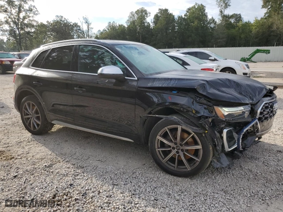2022 Audi SQ5 Premium Plus with VIN WA1B4AFY3N2039171, listed as a Copart auction lot 72807104 with 25,223 mi miles and Salvage Title. Bid and sale history available at carsss.com. Image 4.