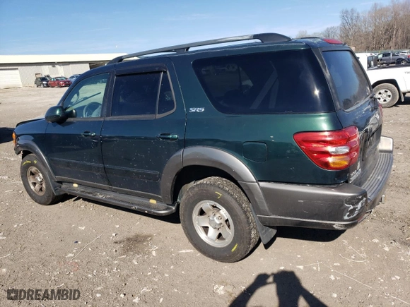 2004 Toyota Sequoia SR5 with VIN 5TDZT34A24S220925, listed as a Copart auction lot 43048845 with 258,299 mi miles and Salvage Title. Bid and sale history available at carsss.com. Image 2.