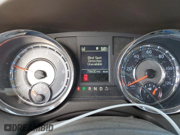 2012 Chrysler Town & Country Touring-L with VIN 2C4RC1CG1CR270216, listed as a Copart auction lot 52102275 with 78,600 mi miles and Salvage Title. Bid and sale history available at carsss.com. Image 9.