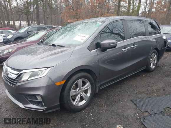 2019 Honda Odyssey EX with VIN 5FNRL6H5XKB037336, listed as a IAAI auction lot 41626180 with 155,697 mi miles and . Bid and sale history available at DreamBid. Image 17.