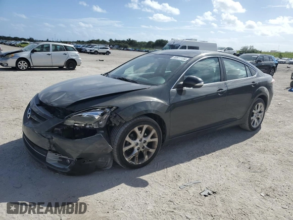 2012 Mazda 6 S Grand Touring with VIN 1YVHZ8CB3C5M01824, listed as a Copart auction lot 80911134 with 53,355 mi miles and Salvage Title. Bid and sale history available at DreamBid. Image 1.