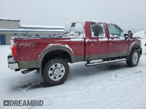 2015 Ford Super Duty F-250 SRW Lariat with VIN 1FT7W2B60FEC94554, listed as a Copart auction lot 45032695 with 0 mi miles and Salvage Title. Bid and sale history available at carsss.com. Image 3.