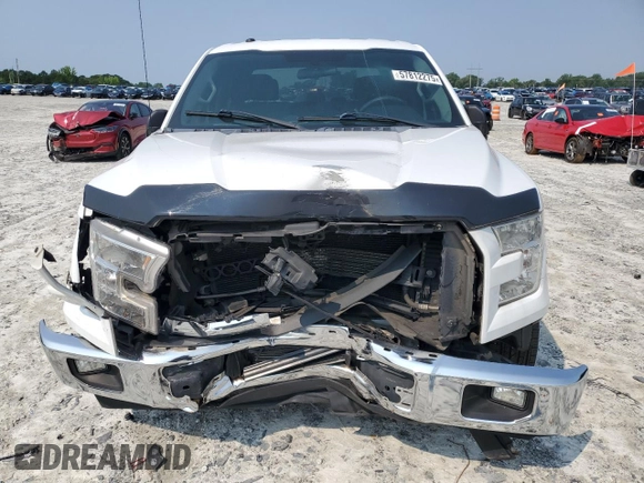 2017 Ford F-150 XL with VIN 1FTEW1CG3HFB82059, listed as a Copart auction lot 57812275 with 181,174 mi miles and Salvage title. Bid and sale history available at DreamBid. Image 5.