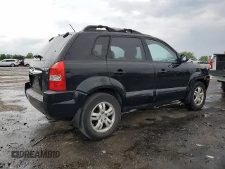 2006 Hyundai Tucson GLS with VIN KM8JN72D36U450513, listed as a Copart auction lot 53884005 with 158,841 mi miles and Clean Title. Bid and sale history available at carsss.com. Image 3.