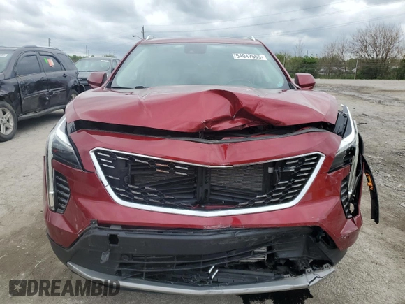 2020 Cadillac XT4 AWD Premium Luxury with VIN 1GYFZDR46LF016390, listed as a Copart auction lot 54047565 with 32,449 mi miles and Salvage title. Bid and sale history available at DreamBid. Image 5.