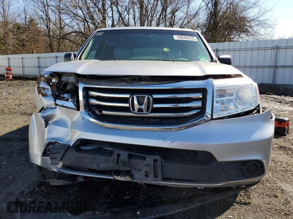 2015 Honda Pilot LX with VIN 5FNYF4H21FB051080, listed as a Copart auction lot 49046355 with 122,252 mi miles and Salvage Title. Bid and sale history available at DreamBid. Image 5.