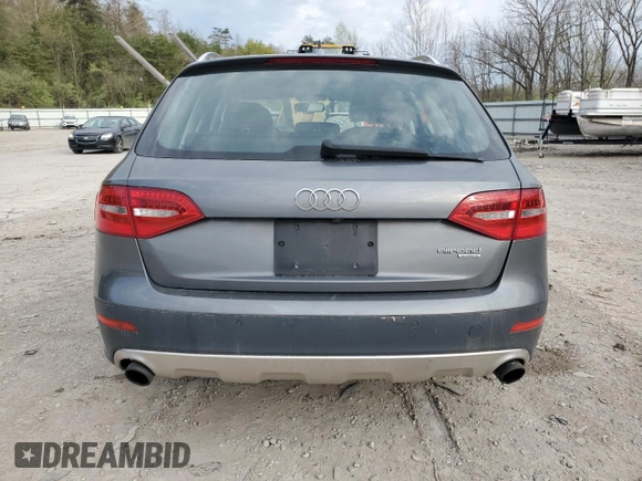 2013 Audi allroad A4 Premium Plus with VIN WA1UFAFL2DA229118, listed as a Copart auction lot 52048145 with 110,286 mi miles and Salvage Title. Bid and sale history available at DreamBid. Image 6.