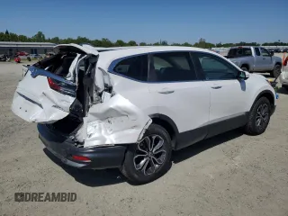 2020 Honda CR-V EX with VIN 2HKRW2H55LH689235, listed as a Copart auction lot 53967155 with 49,166 mi miles and Salvage Title. Bid and sale history available at carsss.com. Image 3.