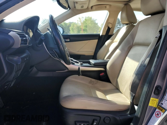 2015 Lexus IS with VIN JTHBF1D27F5079024, listed as a Copart auction lot 52171065 with 100,534 mi miles and Salvage Title. Bid and sale history available at carsss.com. Image 7.