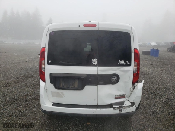 2018 Ram ProMaster City Wagon SLT with VIN ZFBERFBB3J6L16958, listed as a Copart auction lot 82562424 with 86,216 mi miles and Salvage Title. Bid and sale history available at carsss.com. Image 6.
