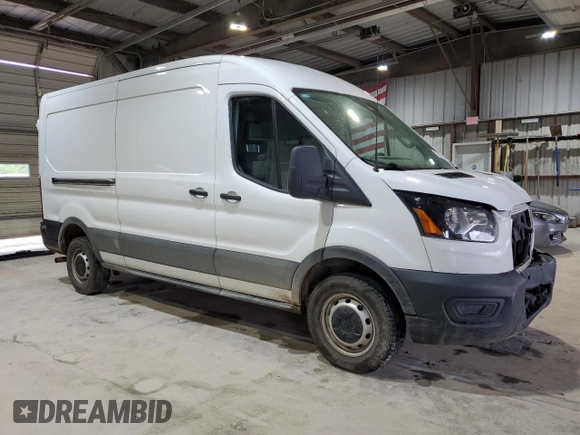 2023 Ford Transit Cargo z VIN 1FTBR1C86PKB96319, wystawiony jako Copart lot #59361285 z przebiegiem 34 823 mil mil oraz Szkoda całkowita • Salvage title. Historia ofert i sprzedaży dostępna na DreamBid. Obrazek 4.
