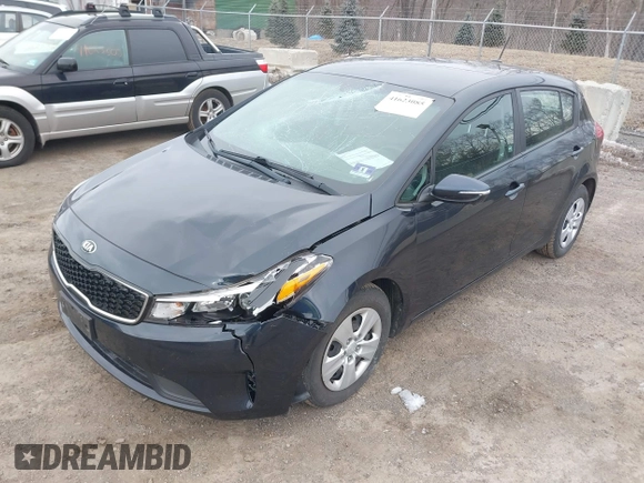 2017 Kia Forte5 LX with VIN KNAFK5A89H5702044, listed as a IAAI auction lot 41623085 with 73,815 mi miles. Bid and sale history available at carsss.com. Image 2.
