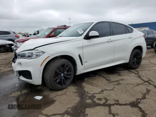 2018 BMW X6 xDrive35i z VIN 5UXKU2C50J0Z62623, wystawiony jako Copart lot #55490455 z przebiegiem 52 144 mil mil oraz Czysty tytuł • Clean title. Historia ofert i sprzedaży dostępna na DreamBid. Obrazek 1.