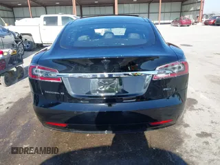 2017 Tesla Model S 100D with VIN 5YJSA1E27HF230508, listed as a IAAI auction lot 42040511 with 98,693 mi miles. Bid and sale history available at carsss.com. Image 16.