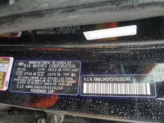 2015 Kia K900 Premium with VIN KNALU4D45F6026246, listed as a Copart auction lot 86622434 with 102,508 mi miles and Salvage Title. Bid and sale history available at carsss.com. Image 12.
