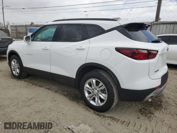 2020 Chevrolet Blazer LT with VIN 3GNKBDRS0LS646514, listed as a Copart auction lot 54405445 with 82,321 mi miles and Salvage title. Bid and sale history available at DreamBid. Image 2.