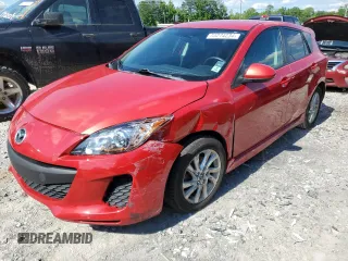 2013 Mazda 3 i Touring with VIN JM1BL1L79D1839840, listed as a Copart auction lot 55274234 with 193,010 mi miles and Salvage title. Bid and sale history available at DreamBid. Image 1.