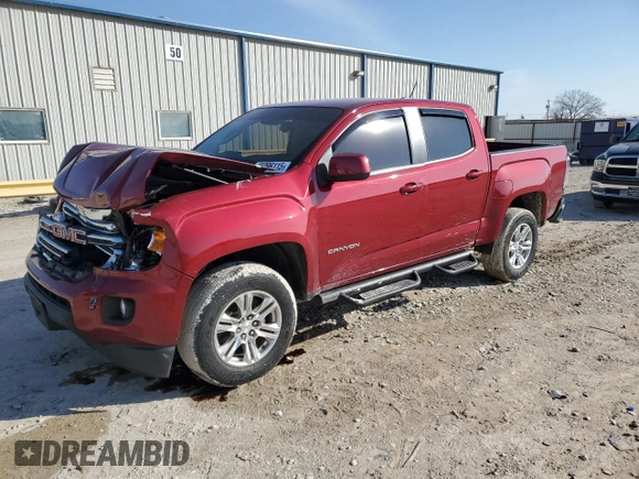 2019 GMC Canyon 2WD SLE with VIN 1GTG5CEN3K1277115, listed as a Copart auction lot 45296115 with 94,500 mi miles and Salvage Title. Bid and sale history available at carsss.com. Image 1.