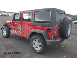 2018 Jeep Wrangler JK Unlimited Sport with VIN 1C4BJWDG0JL807344, listed as a IAAI auction lot 41440494 with 46,300 mi miles. Bid and sale history available at carsss.com. Image 3.