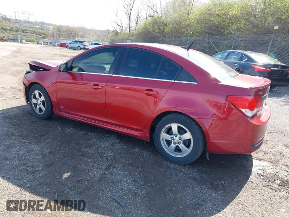 2014 Chevrolet Cruze 1LT with VIN 1G1PC5SB2E7427835, listed as a IAAI auction lot 41945214 with 179,843 mi miles and . Bid and sale history available at DreamBid. Image 3.