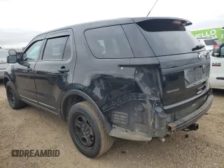 2015 Ford Utility Police Interceptor with VIN 1FM5K8AR7FGB32387, listed as a Copart auction lot 80270504 with 181,723 mi miles and Salvage Title. Bid and sale history available at carsss.com. Image 2.