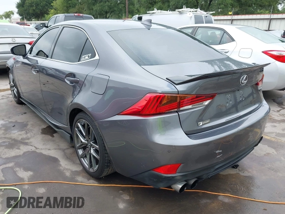 2020 Lexus IS 300 F Sport with VIN JTHGA1D25L5101652, listed as a IAAI auction lot 42360877 with 32,540 mi miles and . Bid and sale history available at DreamBid. Image 3.