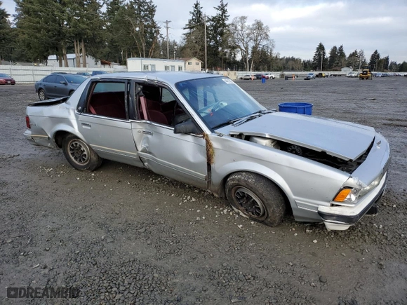 1993 Buick Century Special with VIN 3G4AG55N2PS629744, listed as a Copart auction lot 44013895 with 126,372 mi miles and Salvage Title. Bid and sale history available at carsss.com. Image 4.