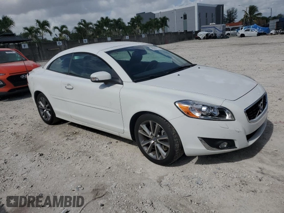 2013 Volvo C70 T5 with VIN YV1672MC5DJ143753, listed as a Copart auction lot 65987615 with 46,874 mi miles and Clean title. Bid and sale history available at DreamBid. Image 4.