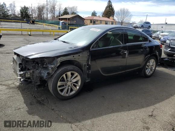 2016 Buick Regal with VIN 2G4GL5EX7G9113318, listed as a Copart auction lot 49153465 with 101,299 mi miles and Salvage Title. Bid and sale history available at DreamBid. Image 1.
