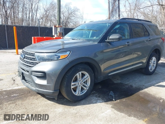 2023 Ford Explorer XLT with VIN 1FMSK8DH5PGA18458, listed as a IAAI auction lot 41619596 with 39,727 mi miles. Bid and sale history available at carsss.com. Image 18.