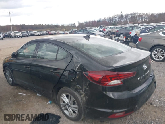 2020 Hyundai Elantra SEL with VIN 5NPD84LF6LH629173, listed as a IAAI auction lot 41922980 with 87,507 mi miles. Bid and sale history available at carsss.com. Image 3.