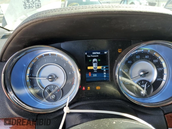 2014 Chrysler 300 with VIN 2C3CCAAG3EH237157, listed as a Copart auction lot 71978544 with 55,876 mi miles and Salvage Title. Bid and sale history available at DreamBid. Image 9.