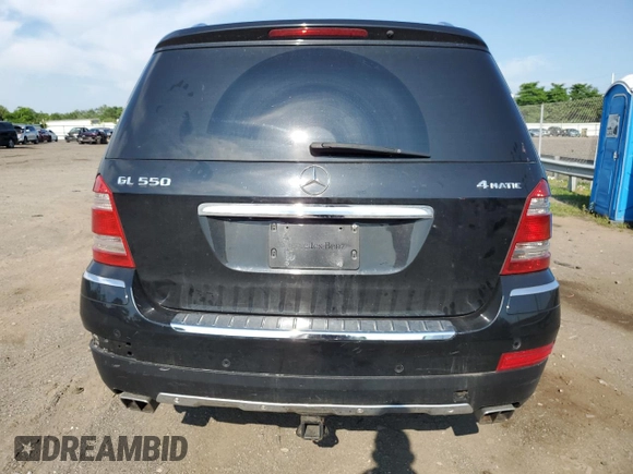 2008 Mercedes-Benz GL-Class 5.5L with VIN 4JGBF86E78A332754, listed as a Copart auction lot 61746154 with 184,648 mi miles and Clean Title. Bid and sale history available at carsss.com. Image 6.