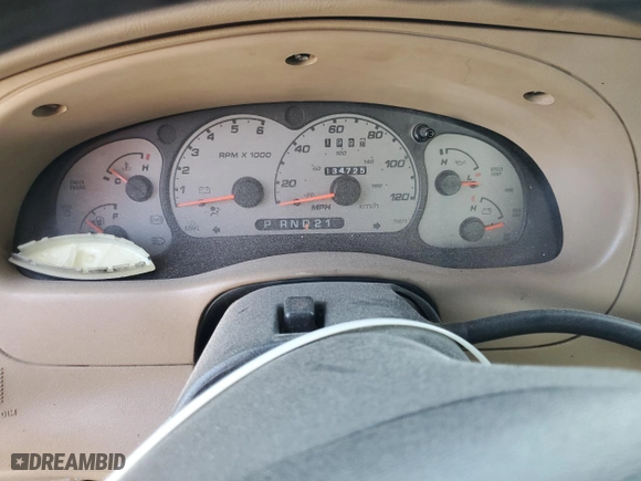 2003 Ford Ranger XL Fleet with VIN 1FTZR15E43PA21291, listed as a Copart auction lot 83557534 with 134,725 mi miles and Salvage Title. Bid and sale history available at carsss.com. Image 9.