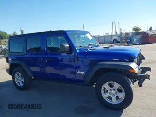 2018 Jeep Wrangler Unlimited Sport z VIN 1C4HJXDGXJW189321, wystawiony jako IAAI lot #42532856 z przebiegiem 46 559 mil mil oraz . Historia ofert i sprzedaży dostępna na DreamBid. Obrazek 14.