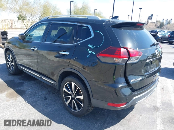 2019 Nissan Rogue SL with VIN 5N1AT2MT9KC749923, listed as a IAAI auction lot 41499939 with 39,193 mi miles and . Bid and sale history available at DreamBid. Image 3.