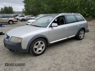 2003 Audi allroad A6 V8 z VIN WA1YD64B83N035943, wystawiony jako Copart lot #60766045 z przebiegiem 144 648 mil mil oraz Czysty tytuł • Clean title. Historia ofert i sprzedaży dostępna na DreamBid. Obrazek 1.